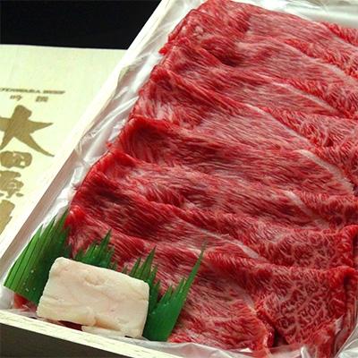 ふるさと納税 大田原市 大田原牛 [赤身部位] すきしゃぶ用スライス肉 (約500g)