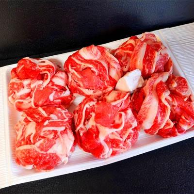 ふるさと納税 豊岡市 珠玉の但馬牛“但馬玄(たじまぐろ)" 切り落とし約1kg