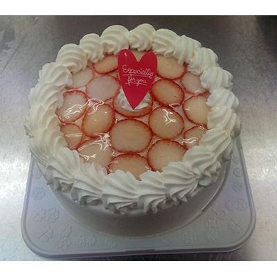 ふるさと納税 阪南市 [ケーキ工房 モンクール]6号イチゴスライスケーキ