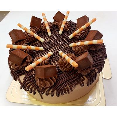 ふるさと納税 阪南市 [ケーキ工房 モンクール]6号生チョコざんまいホールケーキ