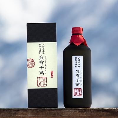 ふるさと納税 南魚沼市 八海山 本格粕取り焼酎「宜有千萬」720ml