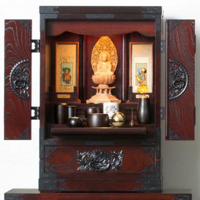 ふるさと納税 利府町 仙台箪笥 仙台仏壇 23号 中2段 拭き漆塗り (お申込書返送後1ヵ月〜4ヵ月程度でお届け)