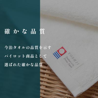ふるさと納税 今治市 ( 今治タオル ) 今治生まれの白いタオル フェイスタオル 【IA05020】の画像
