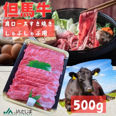 ふるさと納税 豊岡市 但馬牛 肩ローススライス(500g)