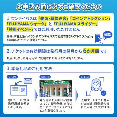 ふるさと納税 富士吉田市 富士急ハイランド ワンデイパス ペアチケット 【 遊園地 絶叫 トーマスランド リサとガスパール 】 |  | 03