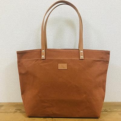 ふるさと納税 旭市 日本製　パラフィン帆布トート中サイズ　ブラウン |  | 01