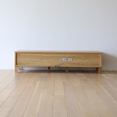 ふるさと納税 筑後市 天然木製 TVボード 幅142cm レッチェ142TVホワイトオーク材【10年保証】【高野木工】の画像