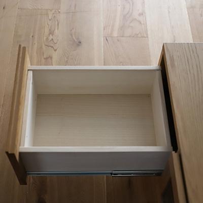 ふるさと納税 筑後市 天然木製 TVボード 幅164cm レッチェ164TVホワイトオーク材【10年保証】【高野木工】の画像