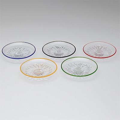 ふるさと納税 上郡町 銘々皿・5色(金×銀) 川原有造作