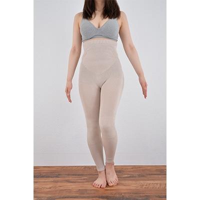 ふるさと納税 大和高田市 日本製 シルク レギンス 10分丈 腹巻きパンツ おなかひざシリーズ グレージュ 