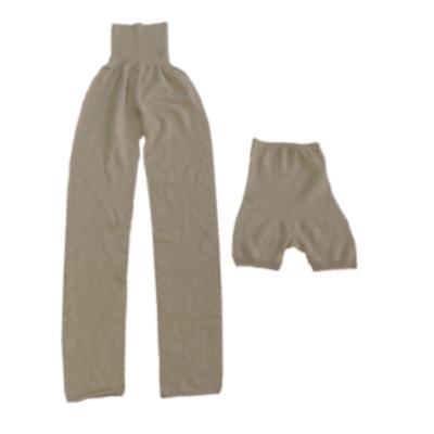 ふるさと納税 大和高田市 日本製 オーガニックコットン ルームパンツ &amp; 腹巻パンツ 1分丈 ナチュラル (615-610)