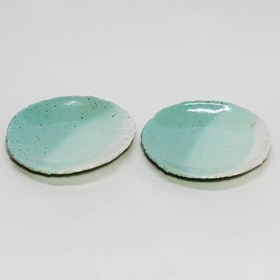 ふるさと納税 長岡京市 均窯釉 お皿2枚セット