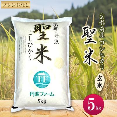ふるさと納税 綾部市 [令和7年産]京都府産コシヒカリ 聖米(玄米)5kg