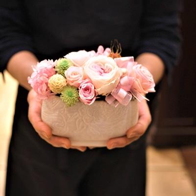 ふるさと納税 福山市 プリザーブドフラワー「パルフェ」