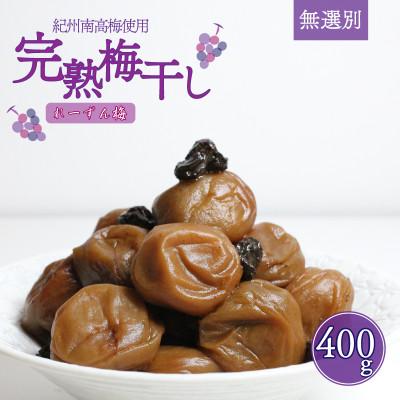 ふるさと納税 美浜町 紀州南高梅使用:れーずん入り完熟梅干し 400g