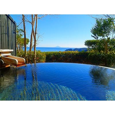 ふるさと納税 下田市 [下田ビューホテル]庭園露天風呂付客室 平日1泊2食付(夕・朝)ペア宿泊券