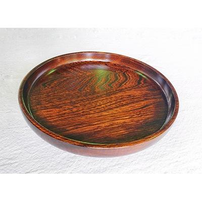 ふるさと納税 南木曽町 [伝統的工芸品]ろくろ細工ランチョンマット(丸盆)