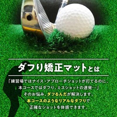 ふるさと納税 富田林市 ダフり矯正マット　ダフるんだ   不織布タイプ 　1枚　ゴルフマット |  | 01