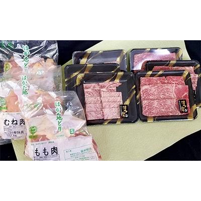 ふるさと納税 飯塚市 博多和牛&amp;はかた地どり バラエティーセット