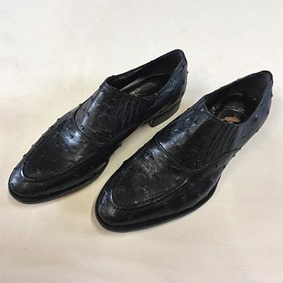 ふるさと納税 近江八幡市 手作りにこだわったオーダーシューズ・オーストリッチ革(本革)