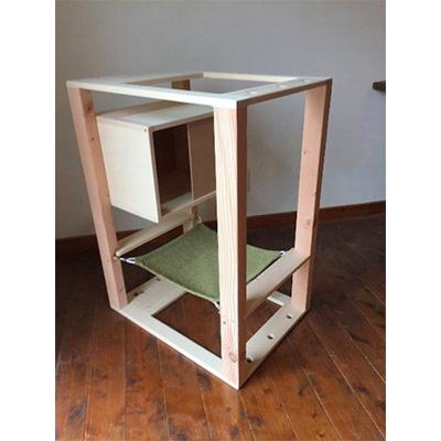 ふるさと納税 川辺町 ジャングルネコD(ネコハウス&amp;ハンモック)