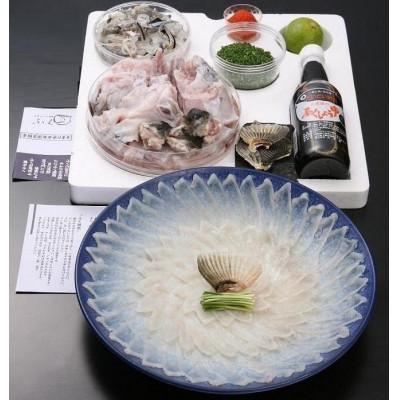 ふるさと納税 北九州市 【こだわりの生・冷蔵便】　本場関門とらふぐの刺身・鍋セット 4〜5人前　FI03-S48 | 