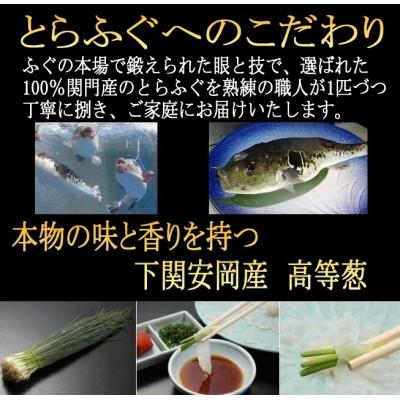 ふるさと納税 北九州市 【こだわりの生・冷蔵便】　本場関門とらふぐの刺身・鍋セット 4〜5人前※白子付　FI09-S76_2