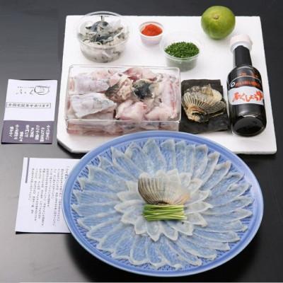 ふるさと納税 北九州市 [こだわりの生・冷蔵便] 本場関門とらふぐの刺身・鍋セット 2〜3人前 FI02-S35