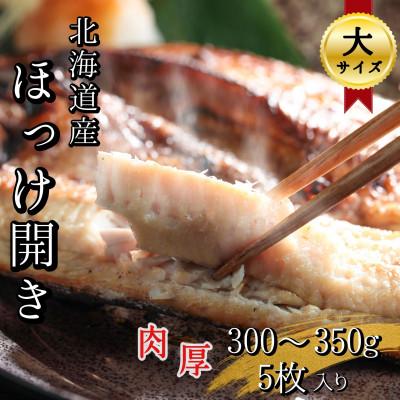 ふるさと納税 せたな町 [北海道せたな町産]根ほっけ開き[大] 5枚(合計1.5〜1.75kg) 真空パック入り干物