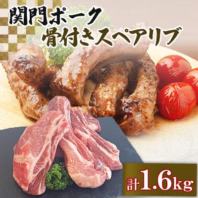 ふるさと納税 北九州市 関門ポークの骨付きスペアリブ(1.6kg) ST13-S11