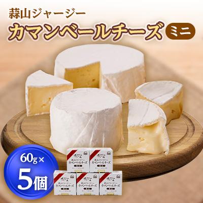 ふるさと納税 真庭市 蒜山ジャージーカマンベールチーズミニ 紙箱入60グラム ※5個入[蒜山酪農農業協同組合]