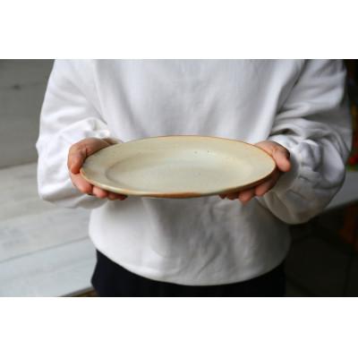 ふるさと納税 甲賀市 信楽焼 だ円リム皿(小) 鉄散&サビ釉各1枚セット【古谷製陶所】 |  | 03