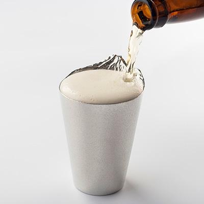 ふるさと納税 高岡市 銀雅堂 ビールグラス泡雲 [高岡銅器]