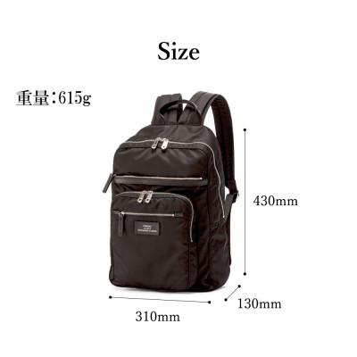 ふるさと納税 豊岡市 リュック　豊岡鞄(ブラック)CDTC-004の画像