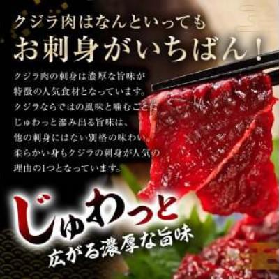 ふるさと納税 南房総市 熟成ひげ鯨赤身お刺身1kg　mi0012-0038 |  | 01
