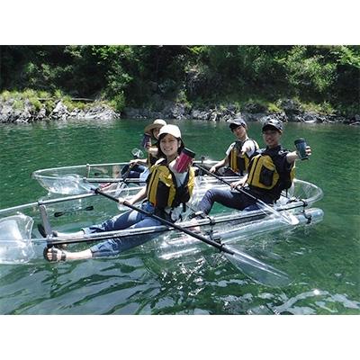 ふるさと納税 五木村 清流川辺川 クリアカヤック・ラグジュアリートリップ ペア参加券