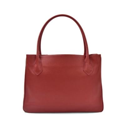 ふるさと納税 御代田町 [濱野皮革工藝のトートバッグ]シュリンク スクエアトート(レッド)