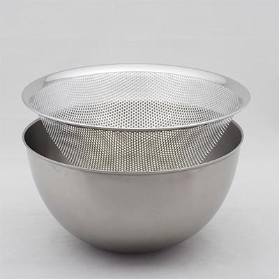ふるさと納税 燕市 柳宗理デザイン ボール23cm&amp;パンチングストレーナー23cm セット