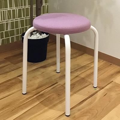 ふるさと納税 海津市 スイーツカラーのミニスツール(ラベンダー)