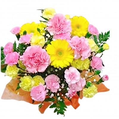 ふるさと納税 藤枝市 [ 母の日に!]生花オリジナルピンク系アレンジメントB