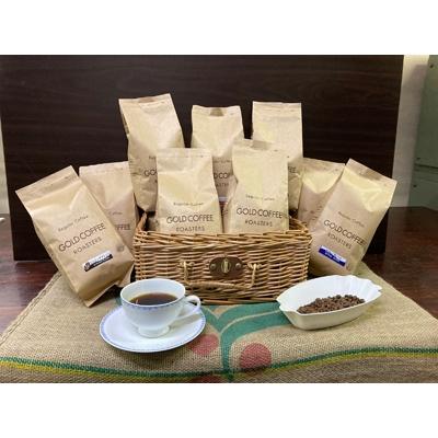 ふるさと納税 守口市 ゴールド珈琲ブレンドコーヒー(粉、計450杯分)計4.5kgセット | 