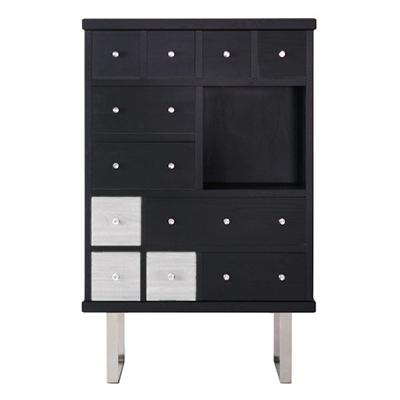 ふるさと納税 大川市 日本古代色+メタル脚が生み出すモダニズム[モデルナ78チェスト(H-1)ジンダイ]職人MADE境木工