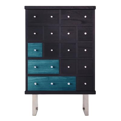 ふるさと納税 大川市 日本古代色+メタル脚が生み出すモダニズム[モデルナ78チェスト(H-2) セイジ]職人MADE境木工