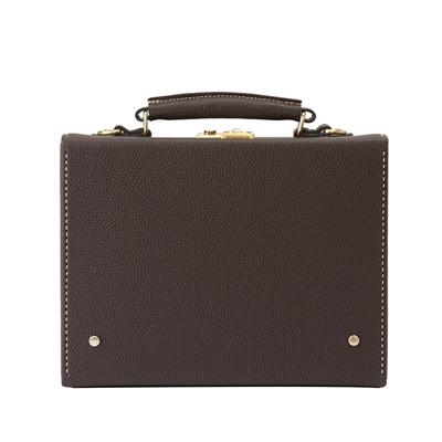 ふるさと納税 豊岡市 豊岡鞄 豆アタッシュケース ドイツシュリンク チョコ