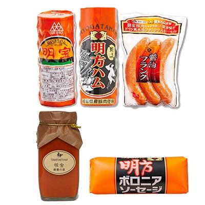 ふるさと納税 郡上市 郡上特選ハム、ケチャップセットB