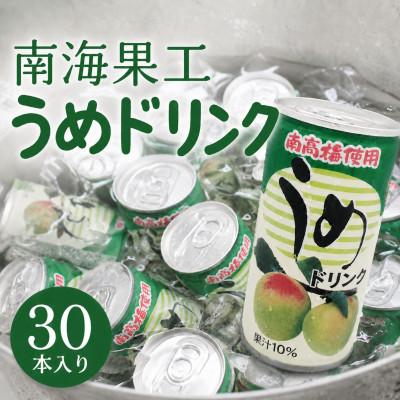 ふるさと納税 日高川町 和歌山県産 紀州南高梅使用! ナンカイ うめドリンク/195g×30缶入
