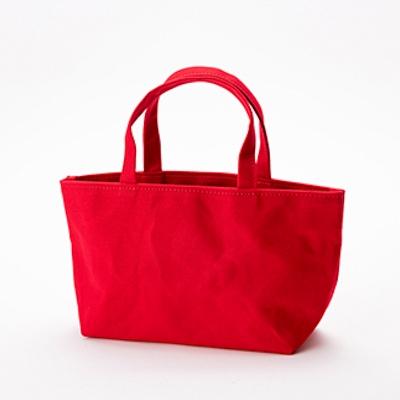 ふるさと納税 新庄市 9号帆布トートバッグ[赤] 小