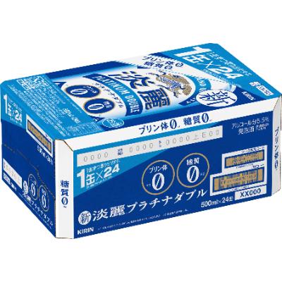 ふるさと納税 取手市 キリンビール取手工場産　淡麗プラチナダブル　500ml缶×24本 |  | 01