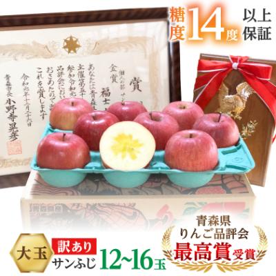 ふるさと納税 青森市 【りんご品評会最高賞】大玉 約5kg 糖度14度以上