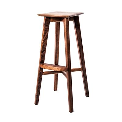 ふるさと納税 武蔵村山市 [KOMA]High stool Kaku[ウォールナット]